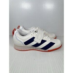 Size 9 - Adidas Adipower Weightlifting 3 Cloud White Blue Shoes Men JP9872 NEW